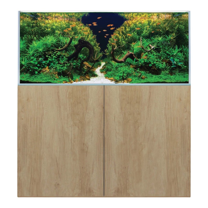 Aquaone 120cm Cabinet Grey Nebraska Oak - 300/326 Sys